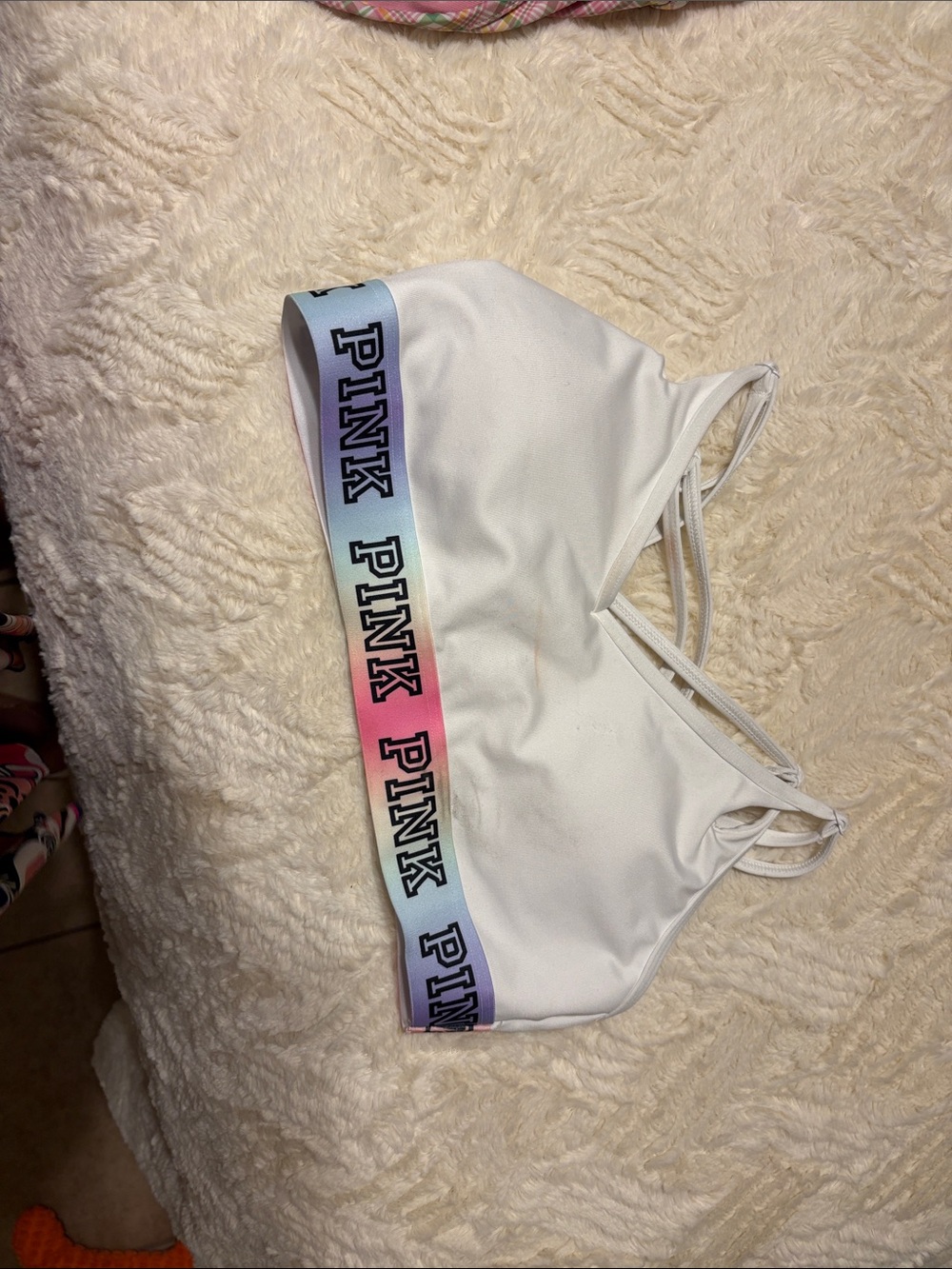 Victoria’s Secret pink sports bra
